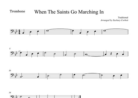 When the Saints Go Marching In Trombone Sheet Music: Exploring the Melodic Richness and Cultural Significance of a Timeless Tune